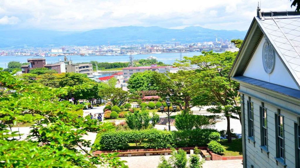 Photo du quartier et du parc de Motomachi