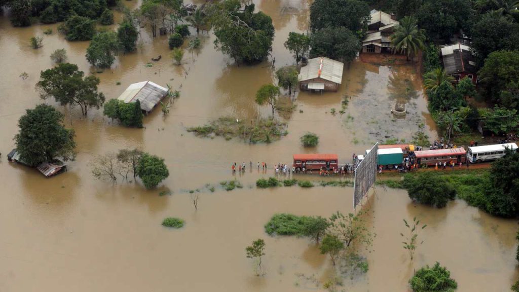La mousson au Sri Lanka