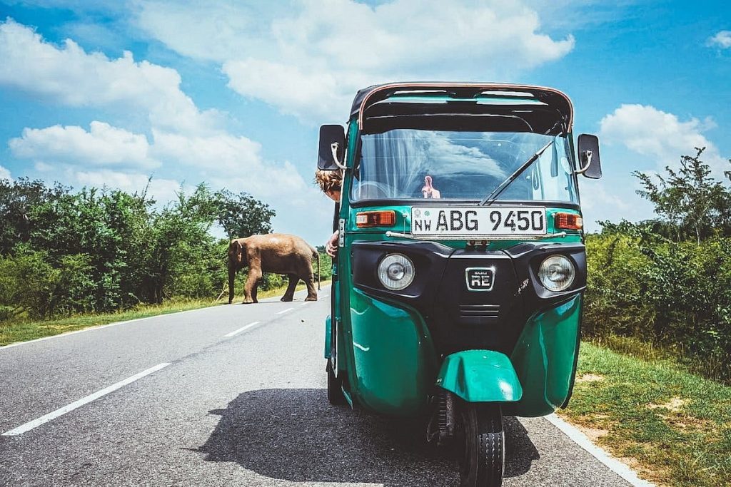 Tuk tuk au sri lanka