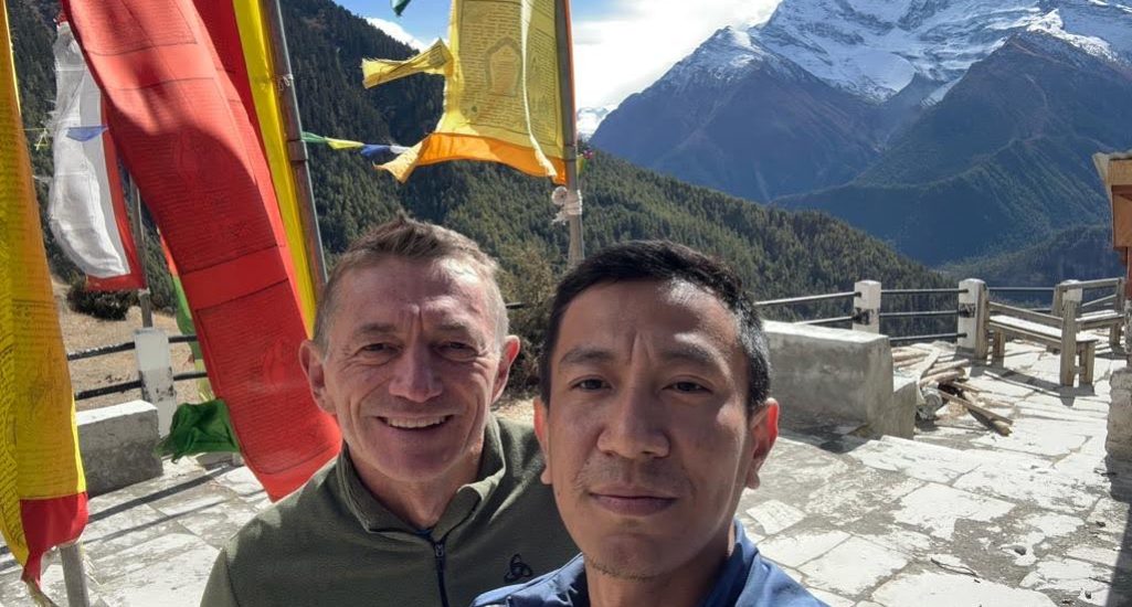 Franck au Népal Franck au Népal